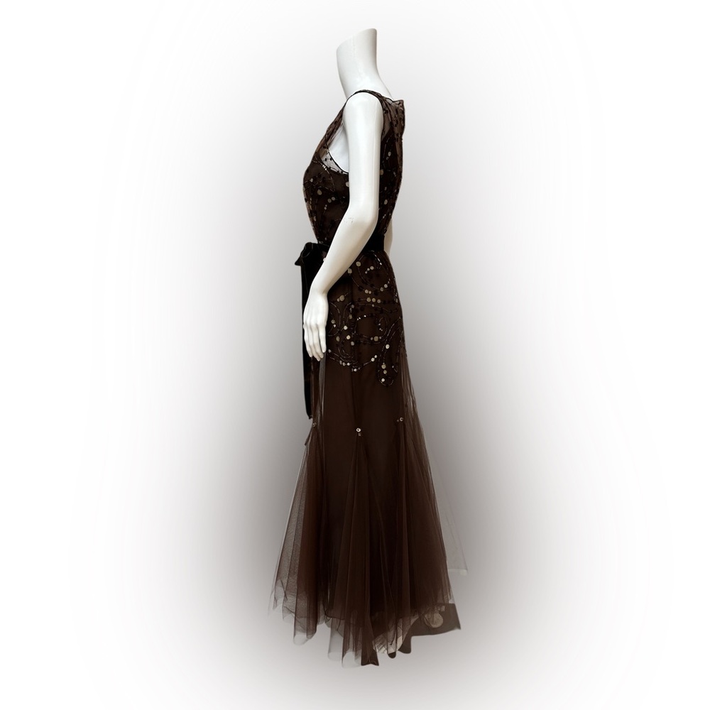 CAROL PERETZ Luxury Evening Gown size 10 - Picture 10 of 17
